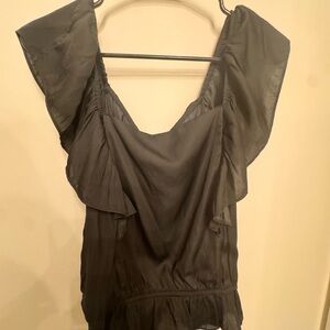 Elegant Black Women's Top